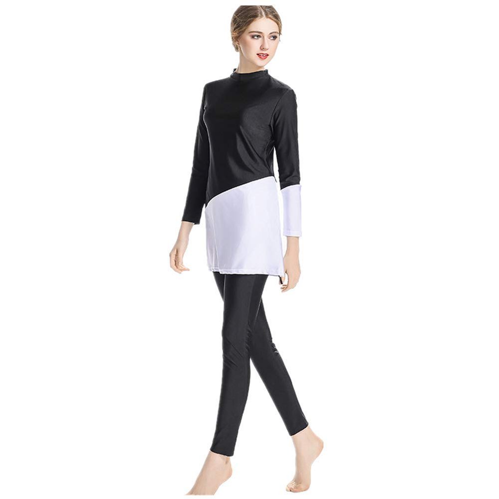 KXCFCYS Modest Swimwear Long Sleeve Swimsuit Bathing Suit Beachwear Costume