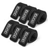 DONQL Fishing Belt, Fishing Rod Ties, Stretchy Rod Straps 25CM, Wraps Strap Holder Fish Pole Belt Elastic Casting Rods Holder Strap Belt Fish Gear Spinning Fly (Black) view 1