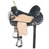 HILASON Flex Tree Western Horse Saddle American Leather Trail Barrel | for Horses view 1