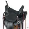 HILASON Western Horse Treeless Trail Pleasure American Leather Saddle | Barrel for Horses view 4