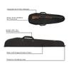 Allen Company Durango Shotgun Case - 54-Inch Soft Gun Bag - Hunting and Shooting Accessories - Black view 3
