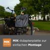Basil, Urban Dry MIK, Double Pannier, 50L, Black (17782) view 3