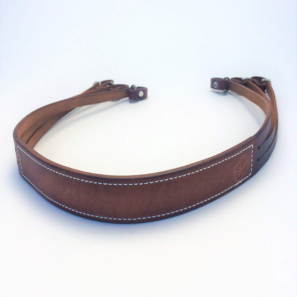 AP Saddlery Low Profile Mini Leather Duck and Goose Holder (Dark Brown)