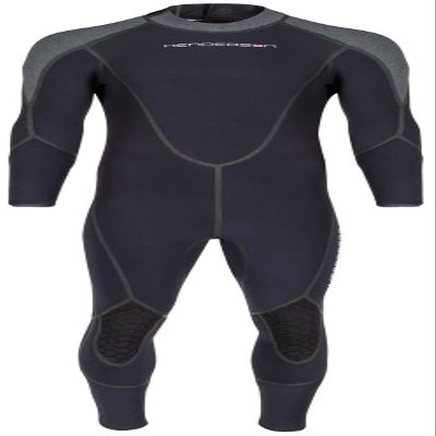 Henderson 3mm Men's Aqua Lock Back Zip Dive Fullsuit - Black - Medium Tall