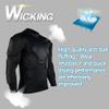Shinestone Adult Men's Goalkeeper Armor BodyShield Padded Compression Long Sleeves Shirt with Sponge Protector for Football Baseball(Shirt-01,Small) view 2