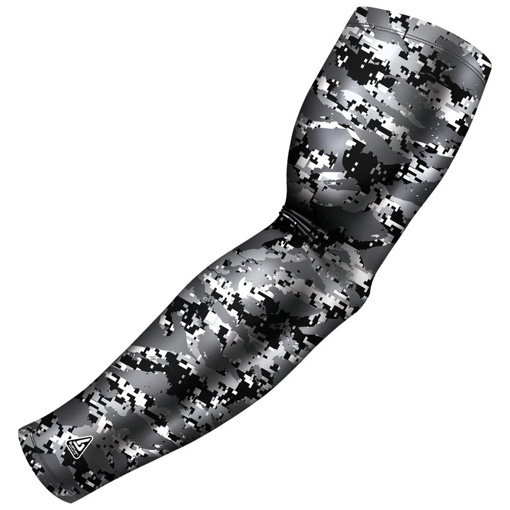 B-Driven Pro-Fit Sports Compression Arm Sleeve for Men Women & Youth Camouflage Designs Support Circulation & Cooling for Baseball, Football, Basketball, & Outdoor Sports Protective Sleeve (Single)