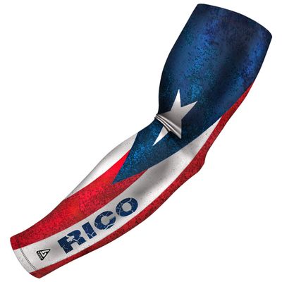 B-Driven Premium Pro-Fit Sports Compression Arm Sleeve (Single) Patriotic Designs Baseball Arm Sleeves - Men Women Youth