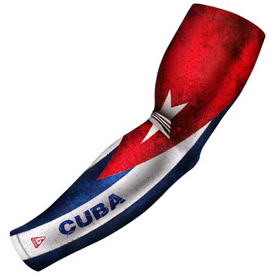 B-Driven Premium Pro-Fit Sports Compression Arm Sleeve (Single) Patriotic Designs Baseball Arm Sleeves - Men Women Youth