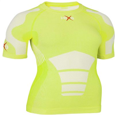 I-EXE Women's Compression Shirt, Green Gym Tee for Workout, Exercise, and Recovery | Small