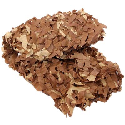 Mitef Heavy-Duty 210D Camo Netting Camouflage Net for Camping Hunting Blinds Shooting Military Decoration, Desert, 13.3x16.6ft/4x5m