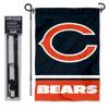 Chicago Bears C Logo Garden Flag with Stand Holder view 2