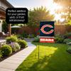 Chicago Bears C Logo Garden Flag with Stand Holder view 4