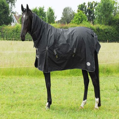 Rhinegold Full Neck Konig - Mediumweight 200gsm Polyfill, Black, 5'9"
