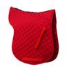 Rhinegold Cotton Quilted Numnah - Full - Red view 1