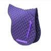 Rhinegold Cotton Quilted Numnah - Full - Purple view 1
