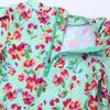 iiniim Baby/Toddler Girls Long Sleeve Rash Guard Swimsuit Shirt Tops UPF 50+ Floral Sun Protection Swimwear Zipper Bodysuit Light Green 18-24 Months view 4