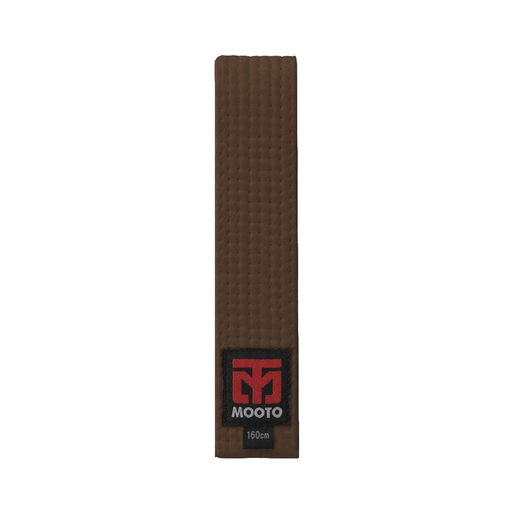MOOTO Taekwondo Color Belts Single Wrap(Width 4cm) 8 Colors TKD MMA Martial Arts Hapkido Karate (Brown, 1. Length(160cm or 63.0 inch))
