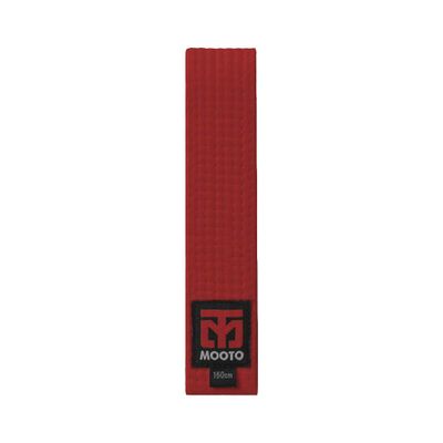 MOOTO Taekwondo Color Belts Single Wrap(Width 4cm) 8 Colors TKD MMA Martial Arts Hapkido Karate (Red, 1. Length(160cm or 63.0 inch))