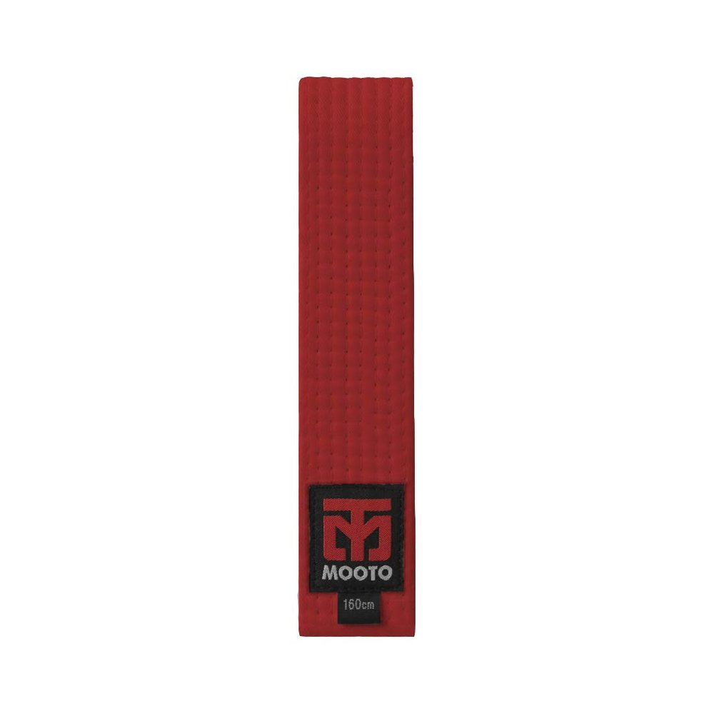 MOOTO Taekwondo Color Belts Single Wrap(Width 4cm) 8 Colors TKD MMA Martial Arts Hapkido Karate (Red, 1. Length(160cm or 63.0 inch))