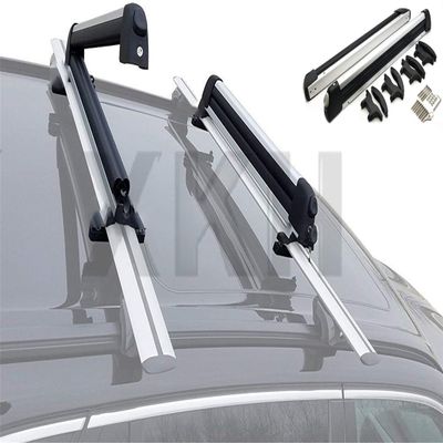 XKH- Universal Ski Snowboard Roof Rack Carriers Compatible with 6 Pair Skis or 4 Snowboards 26" [B07MJT4LLM]