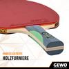 GEWO Champ Flared Pre-Assembled Table Tennis Racket view 4