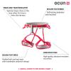 Ocun Neon 3 Womens Climbing Sport Harness - Lightweight, Three Buckle Rock Climbing Harness, Pink, Large view 2