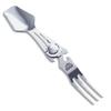 OUTDOOR EDGE Chowlite - Mealtime Multitool with Folding/Locking Fork, Spoon, Bottle Opener, Can Opener and Screwdriver - 100% Stainless Steel - Perfect for Camping, Hiking, Backpacking and Hunting view 1
