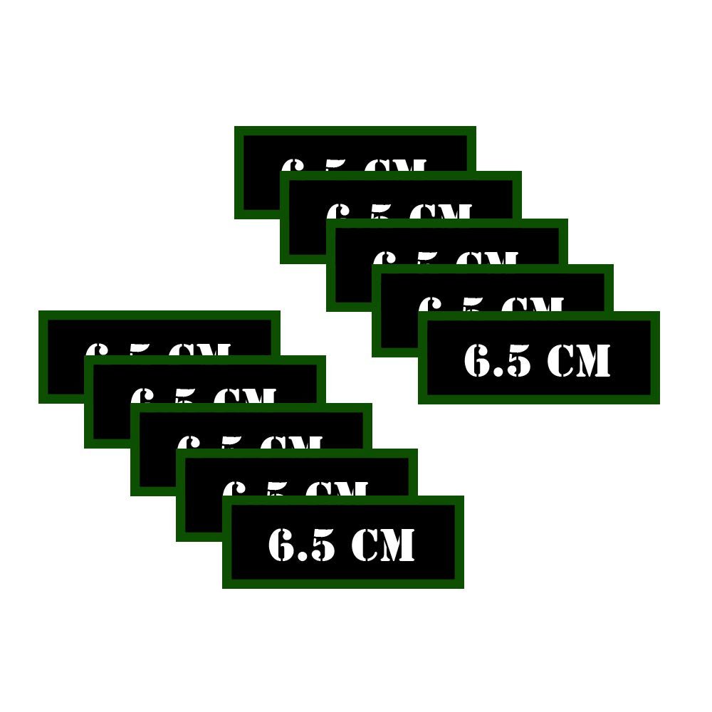 Speed Demon Hot Rod Shop Ammo Can Labels 6.5 CM Ammunition Decals for 6.5 Creedmoor 10 Pack Adhesive Vinyl 3"x1.15"