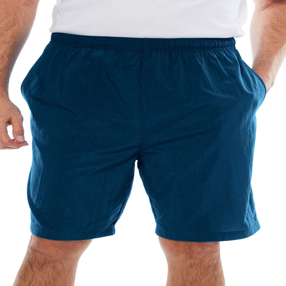 KingSize Men's Big & Tall 8" Classic Swim Trunks - 5XL, Navy
