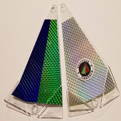Shortbus Flashers 8" Fishing Flasher - Kelly Green/Blue