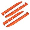 Aexit 4pcs 12-inch Home hardware Aluminium Alloy Sand Snow Tent Stake Orange for Camping Hiking Model:92as533qo134 view 1