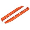 Aexit 4pcs 12-inch Home hardware Aluminium Alloy Sand Snow Tent Stake Orange for Camping Hiking Model:92as533qo134 view 2