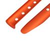 Aexit 4pcs 12-inch Home hardware Aluminium Alloy Sand Snow Tent Stake Orange for Camping Hiking Model:92as533qo134 view 3
