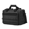 UNISTRENGH Tactical Gun Range Bag Shooting Duffle Bags for Handguns Pistols with Lockable Zipper, Heavy Duty Antiskid Feet (Black) view 3