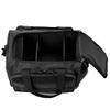 UNISTRENGH Tactical Gun Range Bag Shooting Duffle Bags for Handguns Pistols with Lockable Zipper, Heavy Duty Antiskid Feet (Black) view 4