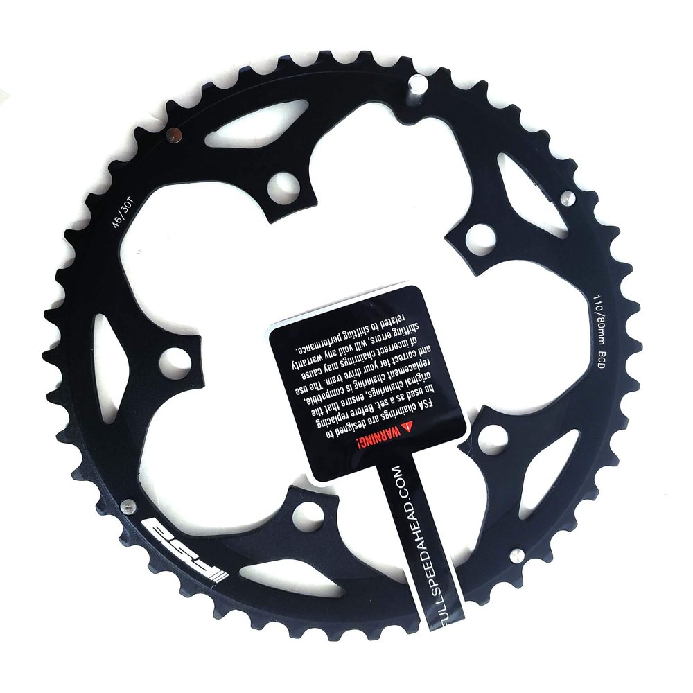 Full Speed Ahead FSA Tempo Pro Road Bicycle Chainring - 110x46t - WB001-370-0072012050
