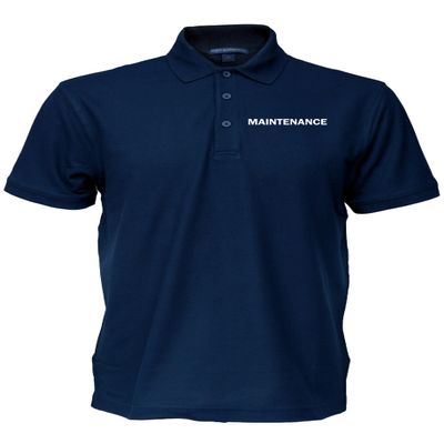 Smart People Clothing Maintenance Polo Shirt, Employee Polo, Staff Shirt, Hospitality t-Shirt, Hotel Navy