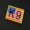 BritKitUSA K9 US Flag 3D PVC Morale Patch - Full Color Patriot Stars & Stripes America view 2