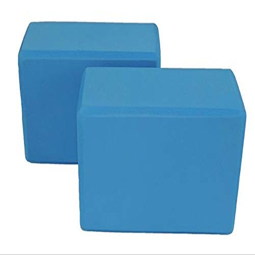 Kakaos 4 Inch Yoga Blocks (Light Blue)