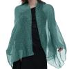 BANETTETA Green Shawls and Wraps for Evening Dresses Shall for Women Dressy Shawls and Wraps for Evening Wear (Dark Green) view 1
