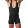 YOOBNG Men's Tank Top One Piece Wrestling Singlet Bodysuit Jumpsuit Leotard Mini Boxer Briefs Underwear view 2