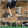 Folding Survival Shovel Multi-Tool, Heavy-Duty Military Entrenching Tool with Pickaxe, Collapsible Spade for Disaster Recovery, Car Emergency, Metal Detecting, Camping, Digging, and Gardening view 4