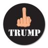 Anti Trump President - Round Metal 0.75" Lapel Pin Hat Shirt Pin Tie Tack Pinback view 2