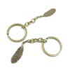 20 Items Keychain Keyring Key Tags Chains Rings Jewelry Bag Charms P5AX0 Feather Plumage Plume view 1