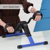 Folding Pedal Exerciser, Mini Exercise Bike Under Desk Bike Foot Pedal Exerciser, Foot Hand Cycle Portable Peddler Machine Bicycle Exerciser Arm Leg Exerciser While Sitting view 4