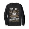 70 years Birthday 1949 Funny Distressed Long Sleeve Shirt view 1