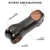 RXL 31.8 carbon stem Bicycle Handlebar Stem RXL SL Road Bike Stem 70mm stem road bike stem mountain bike stem mtb handle bar stem carbon fiber stem Black 3K Glossy 17 Degree 31.8x70mm MTB Stem view 3