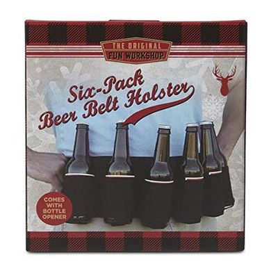 The Original Fun Workshop SIX-Pack Beer Belt Holster