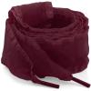 WEGOODZF Ruffle Organza Shoe Laces: 4CM Wide 39 inch Burgundy Flat Flounce Shoelaces for Sneakers view 1