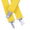 Action Ward Unisex Suspenders for Men and Women - 1" Width - Y Back with Strong Clips - One Size Fits All (Yellow) view 2